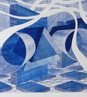 MN Blue, 2003 - Al Held