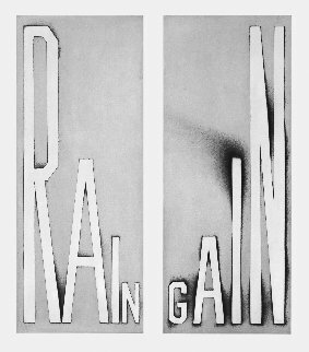 Rain Gain, 2014 - Edward Ruscha